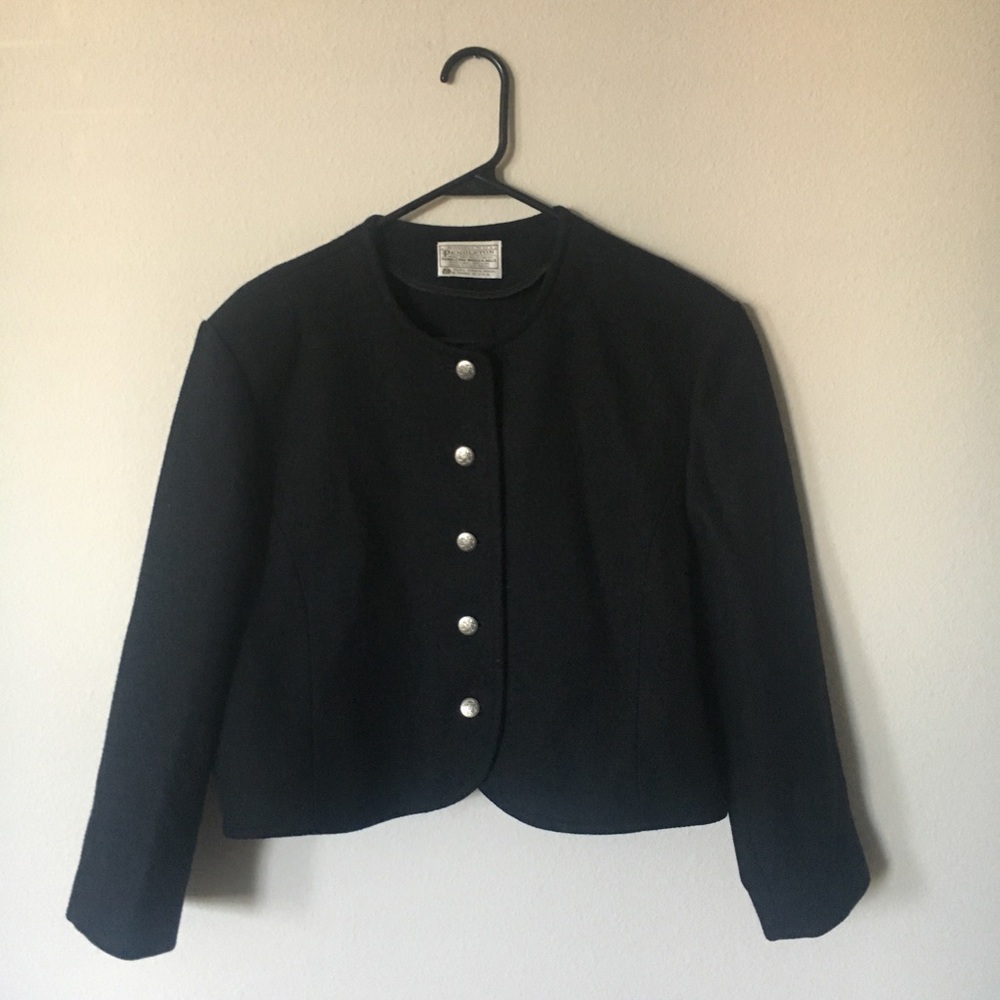 Vintage Pendleton Wool Bracelet Jacket Size 14